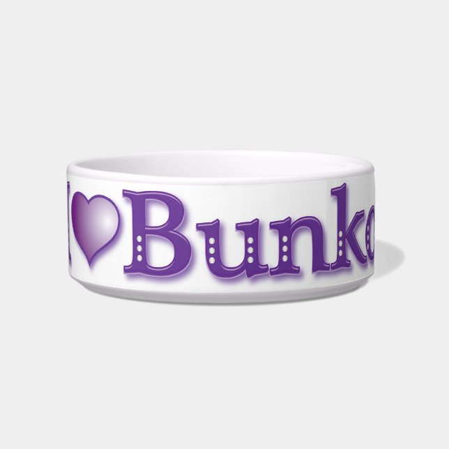 I Love Bumo Candy Jar ボウル (正面)