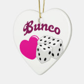 I Love Bunco セラミックオーナメント (左)