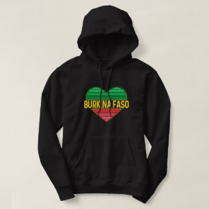 I Love Burkina Fasoハート・ブルキナベ パーカ