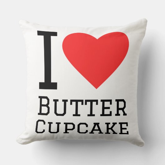 I love butter cupcake  クッション (正面)