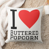 I love buttered popcorn クッション (ブランケット)