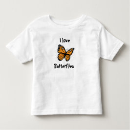 I Love Butterfly Costume | Cute Halloween トドラーTシャツ