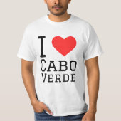 I love Cabo verde Tシャツ (正面)
