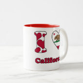 I love California ツートーンマグカップ (正面右)