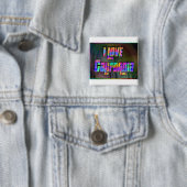 I LOVE California Bright Futureボタン 缶バッジ (インサイチュ)