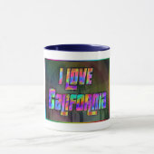 I LOVE California Bright Future Mug マグカップ (中央)