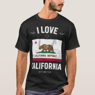 I Love California friend Tシャツ