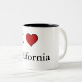 I Love California - Two-Tone Mug ツートーンマグカップ (正面右)