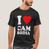 I Love Cambodia Tシャツ (正面)