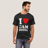 I Love Cambodia Tシャツ (正面フル)