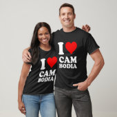I Love Cambodia Tシャツ (ユニセックス)