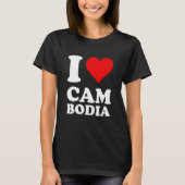 I Love Cambodia Tシャツ (正面)