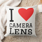 I love camera lens クッション (ブランケット)