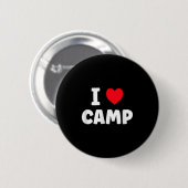 I Love Camp Summer Camp Glamping  缶バッジ (正面&裏面)