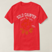 I Love Camping Solo Campers Campfire Tシャツ (デザイン正面)