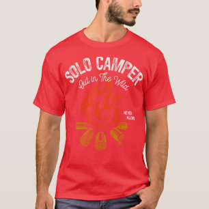 I Love Camping Solo Campers Campfire Tシャツ