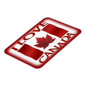 I Love Canada冷蔵庫用マグネットカナダ土産磁石 マグネット (左側)