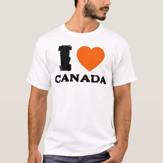I Love Canada、アンチ・トランプ Tシャツ (正面)