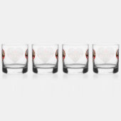 I Love Canada – カナ誇りを持ったダムースとメープルリーフ ウイスキーグラス (右)