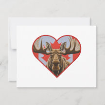 I Love Canada – カナ誇りを持ったダムースとメープルリーフ