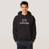 I Love Canada – カナ誇りを持ったディアン パーカ (正面フル)