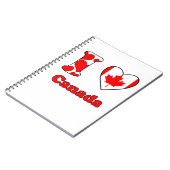 I love Canada ノートブック (左側)
