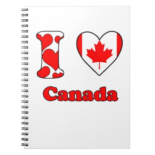 I love Canada ノートブック (正面)
