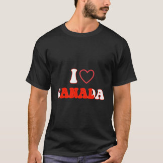 I Love Canada IハートC Anald A おもしろいことわざFor M Tシャツ