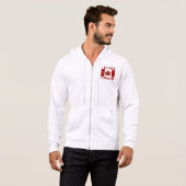 I Love Canada Jacketメンズカナダトラックジャケット パーカ (正面フル)