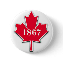 I LOVE Canada - Red Maple Leaf - Est 1867