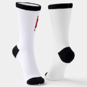 I Love Canada Socks Canada Souvenir Socks Custom ソックス (傾斜あり)