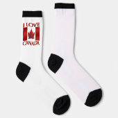 I Love Canada Socks Canada Souvenir Socks Custom ソックス (右)