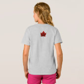 I Love Canada T-shirt Kid's Souvenir Canada Shirt Tシャツ (裏面フル)