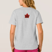 I Love Canada T-shirt Kid's Souvenir Canada Shirt Tシャツ (裏面)