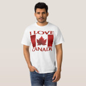 I Love Canada T-shirt Value Souvenir Canada Shirt Tシャツ (正面フル)