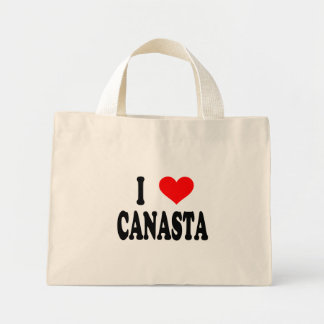 "I Love Canasta"トートバッグ ミニトートバッグ