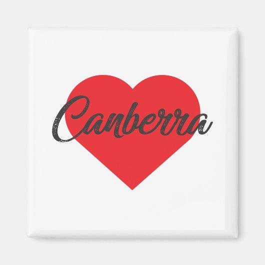 I Love Canberra – オーストラリア マグネット (正面)