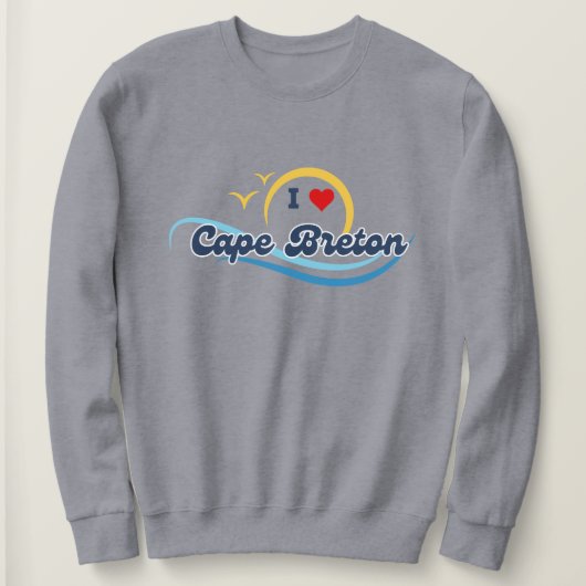 I Love Cape Breton Sweatshirt スウェットシャツ (デザイン正面)