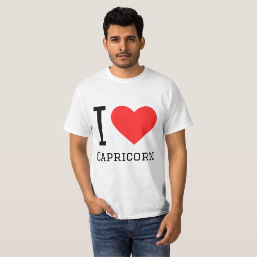 I love Capricorn  Tシャツ (正面フル)
