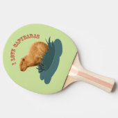 I Love Capybaras  卓球ラケット (横)