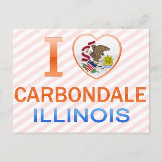 I Love Carbondale, IL ポストカード (正面)