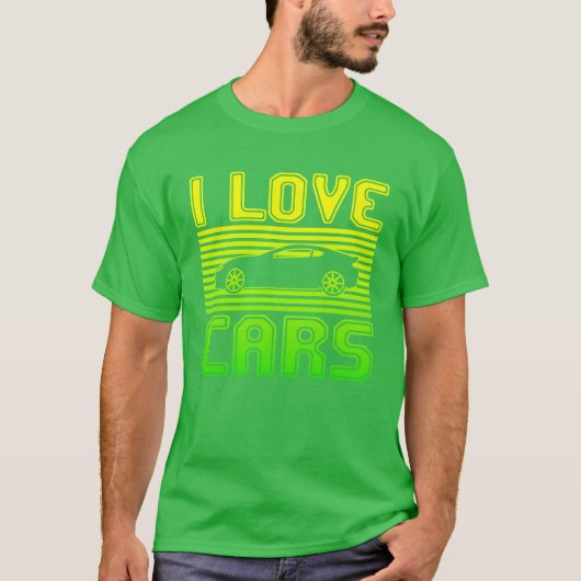 I love cars friends tシャツ (正面)