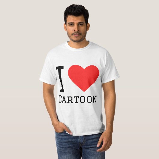 I love cartoon tシャツ (正面フル)