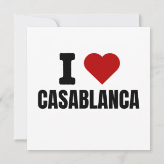 I love casablanca - I heart casablanca morocco セーブザデート