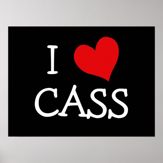 I LOVE CASS ポスター (正面)