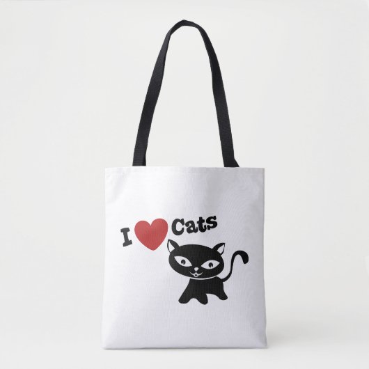 I Love Cat トートバッグ (正面)