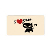 I Love Cat ラベル (正面)