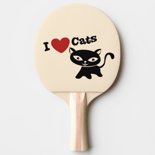 I Love Cat 卓球ラケット (正面)