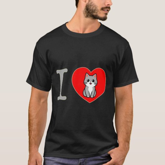 I Love Cat Tシャツ (正面)