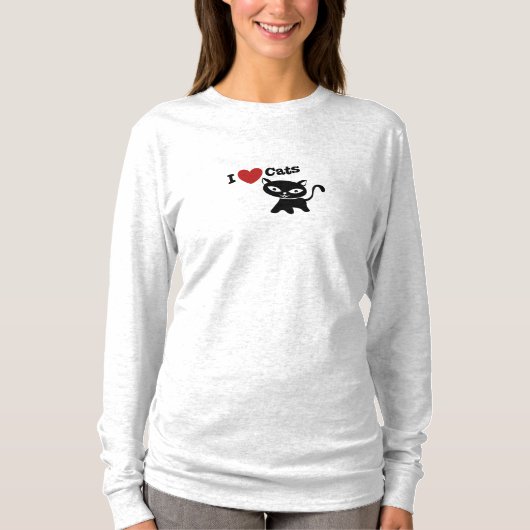I Love Cat Tシャツ (正面)